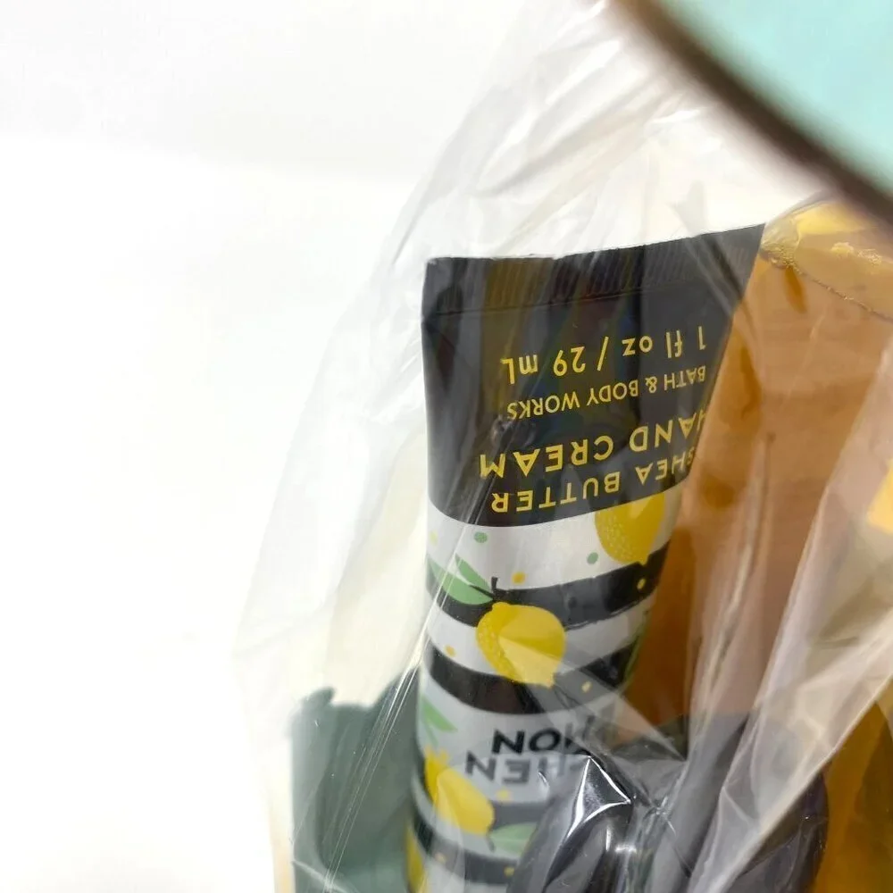 Bath & Body Works Lemon 3 Piece Gift Set Soap Lotion Gel